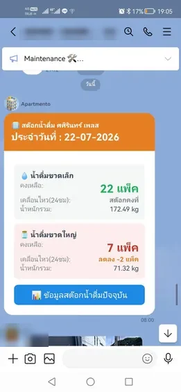 LINE alert